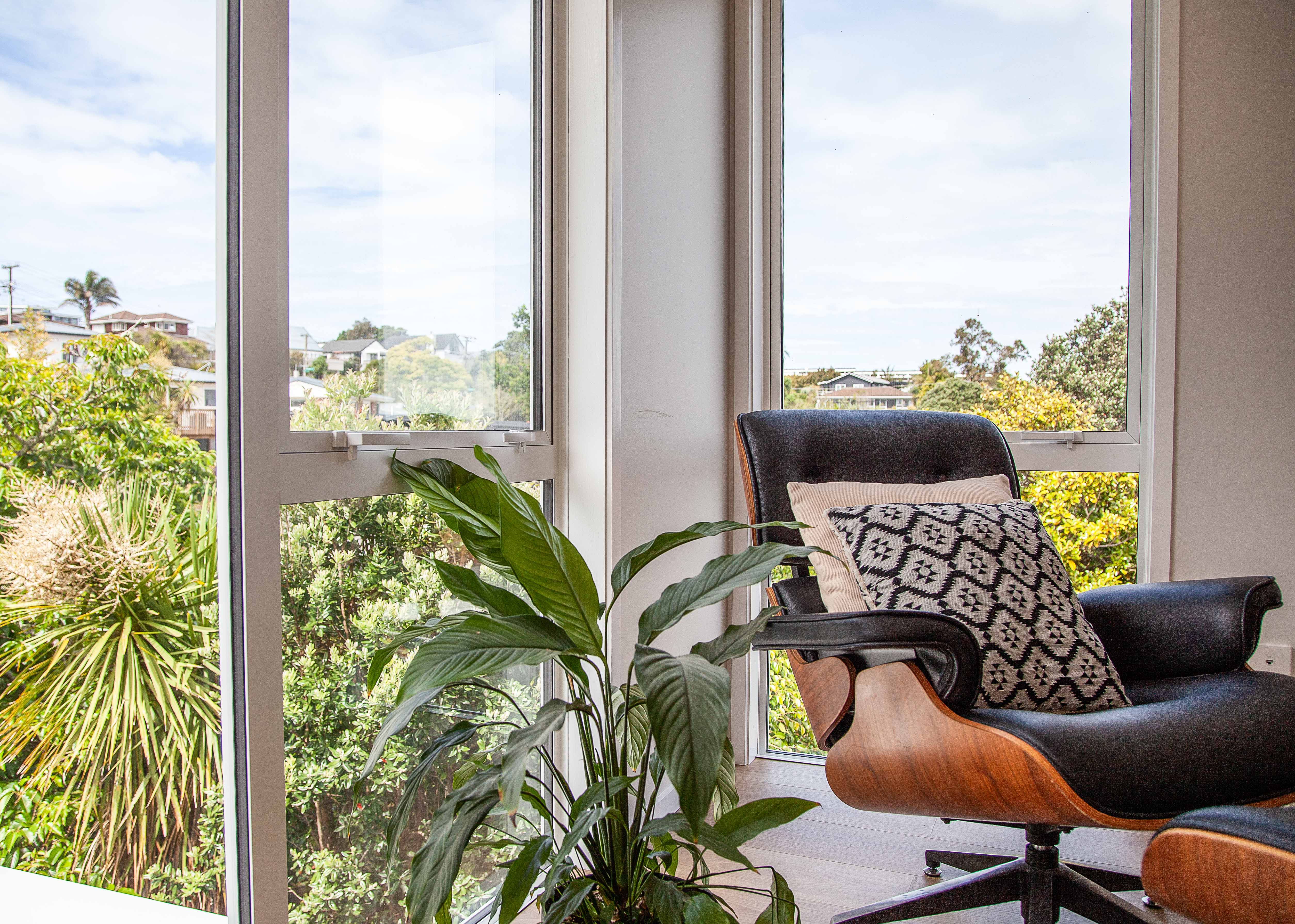 Seating area with view
